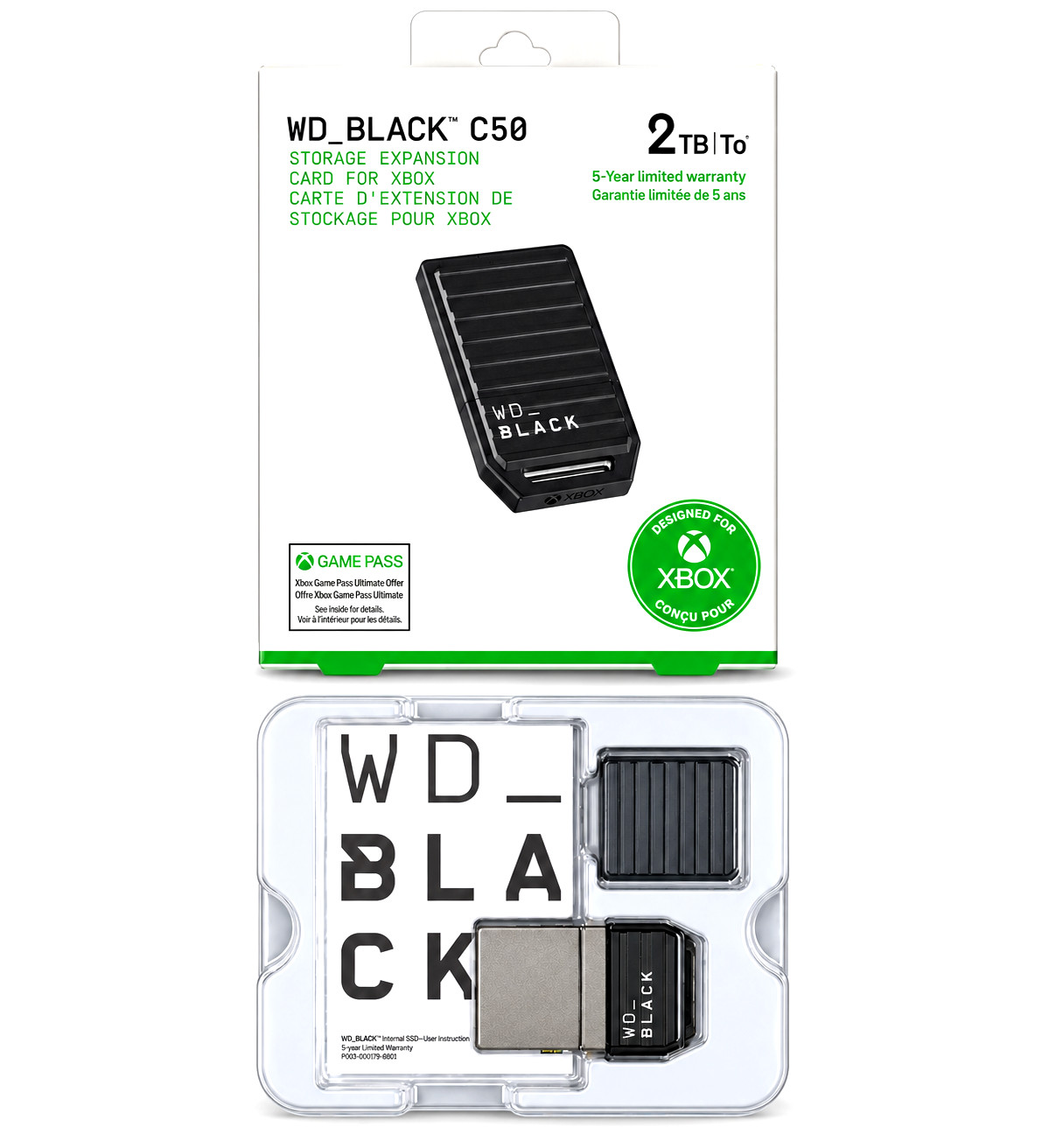 2TB - WD BLACK C50 High Performance Xbox Expansion Card - Excellent Shape