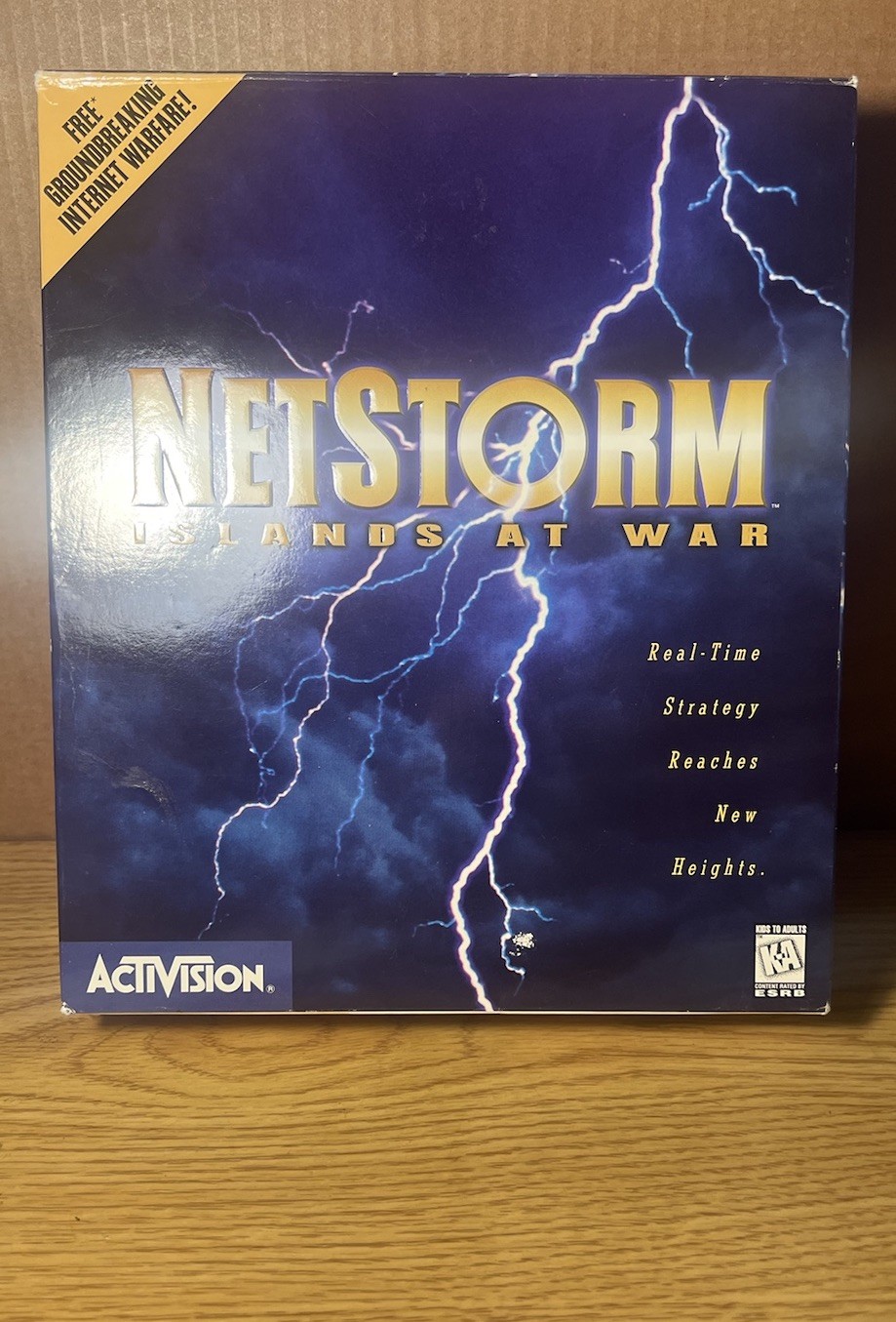 Netstorm Islands at War, Activision, Big Box Edition PC CD-ROM, Vintage, 1997