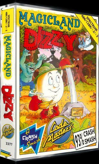 Sinclair ZX Spectrum 48K Game - MAGICLAND DIZZY - Codemasters -Tested Working
