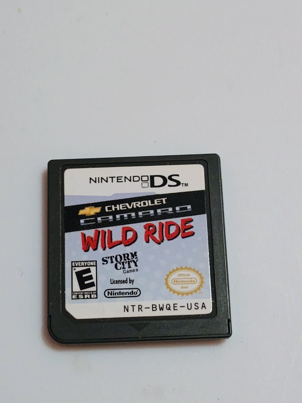 Chevrolet Camaro Wild Ride Nintendo DS Game Cart Only NTR-BWQE-USA Tested Works