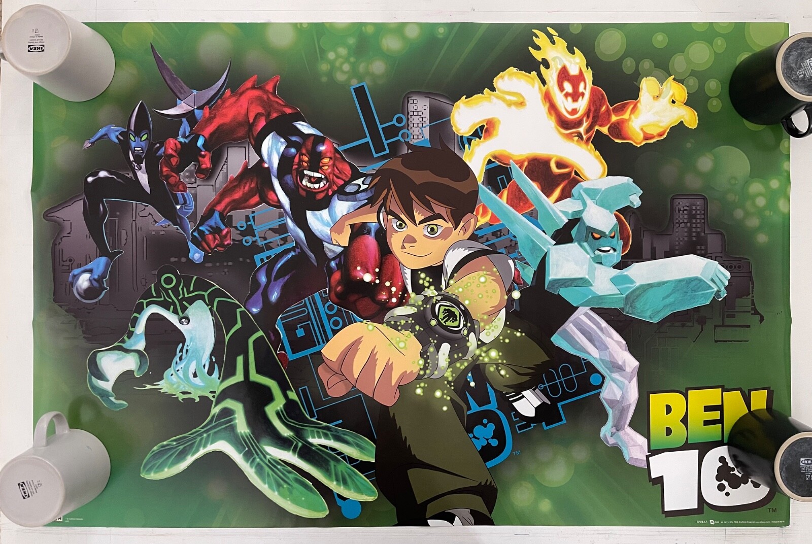BEN 10 ALIEN FORCE, AUTHENTIC 2000’s  POSTER, LAST ONE