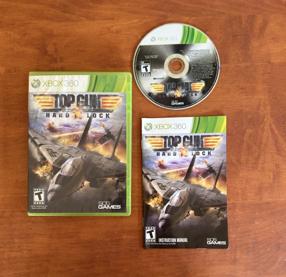 Top Gun Hard Lock (Xbox 360) CIB Complete & Tested - Ships Fast
