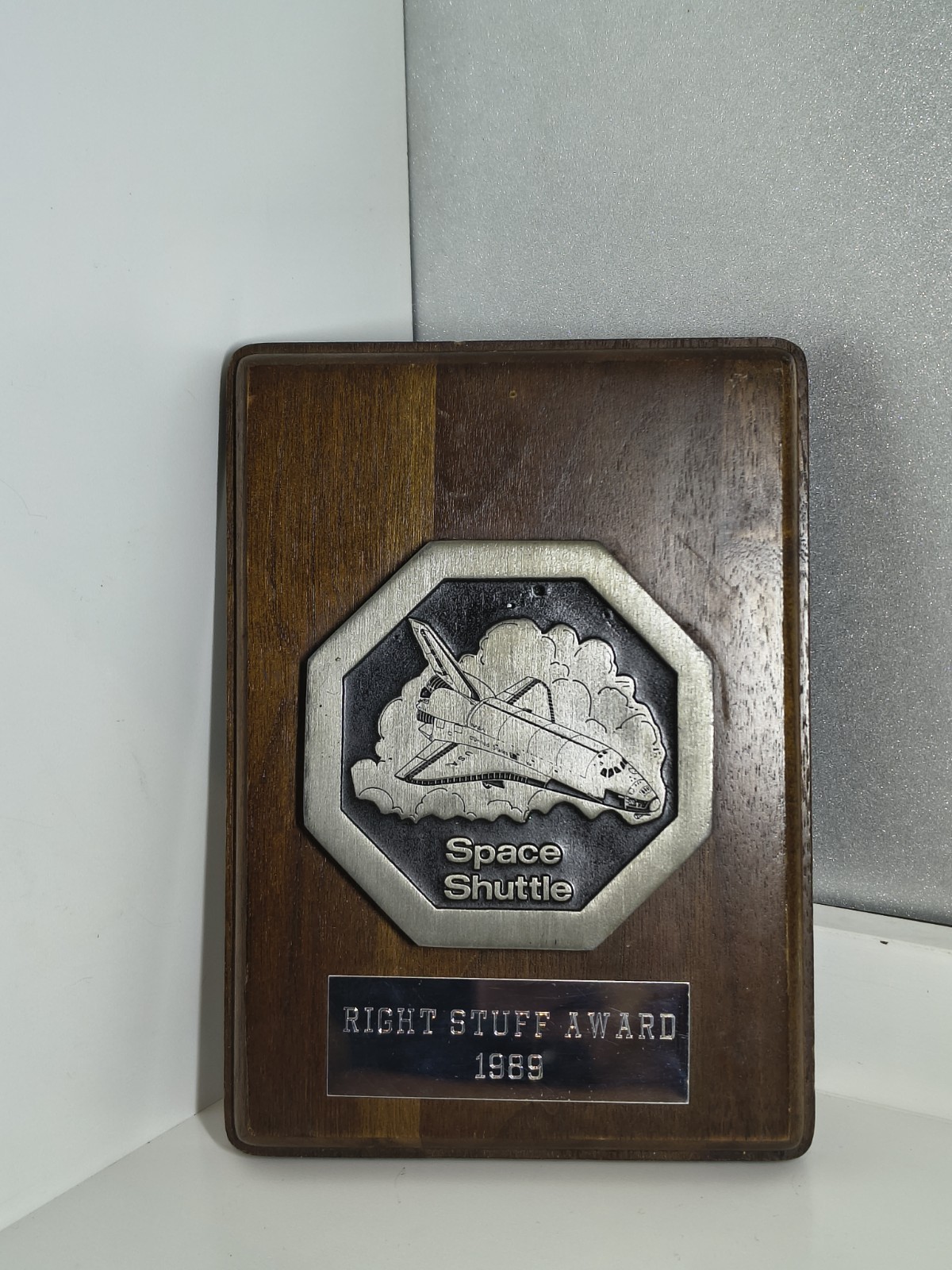 1989 NASA Space Shuttle RIGHT STUFF AWARD 7\