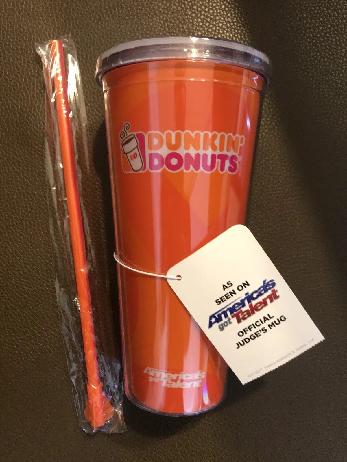 AGT DUNKIN DONUTS America\'s Got Talent Judge\'s Mug 22 oz Acrylic Tumbler