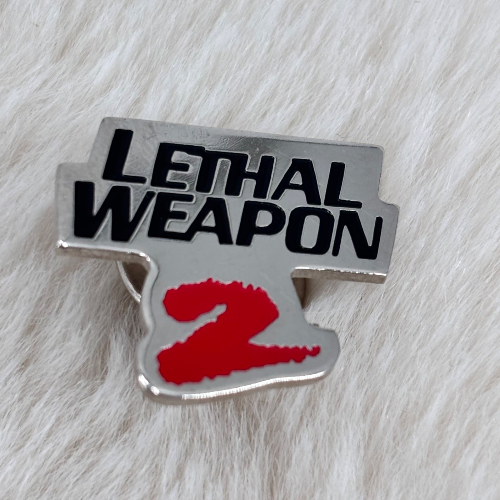 Vtg Lethal Weapon 2 Small Movie Advertising Promo Enamel Lapel Pin