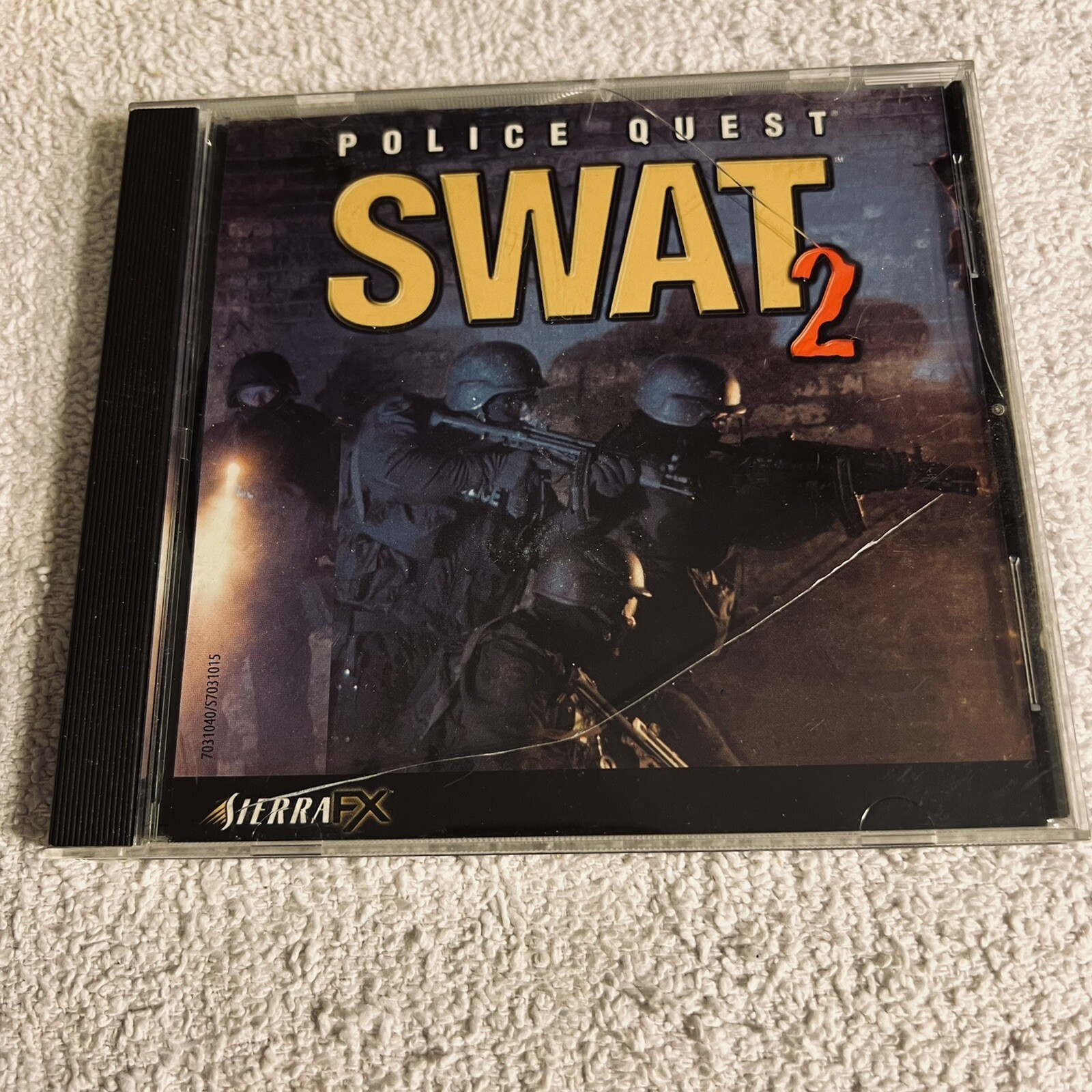 Police Quest Swat 2 PC Game Disc In Jewel Case 1998 Vintage Tactical Sierra