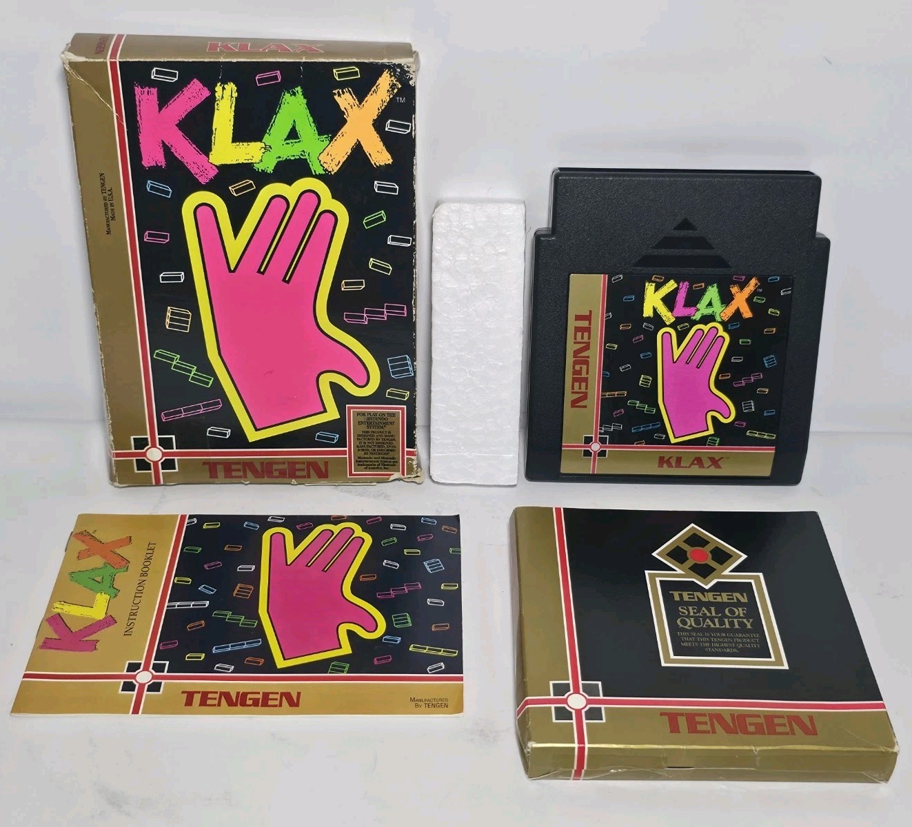 Klax (Nintendo Entertainment System, 1990) NES CIB
