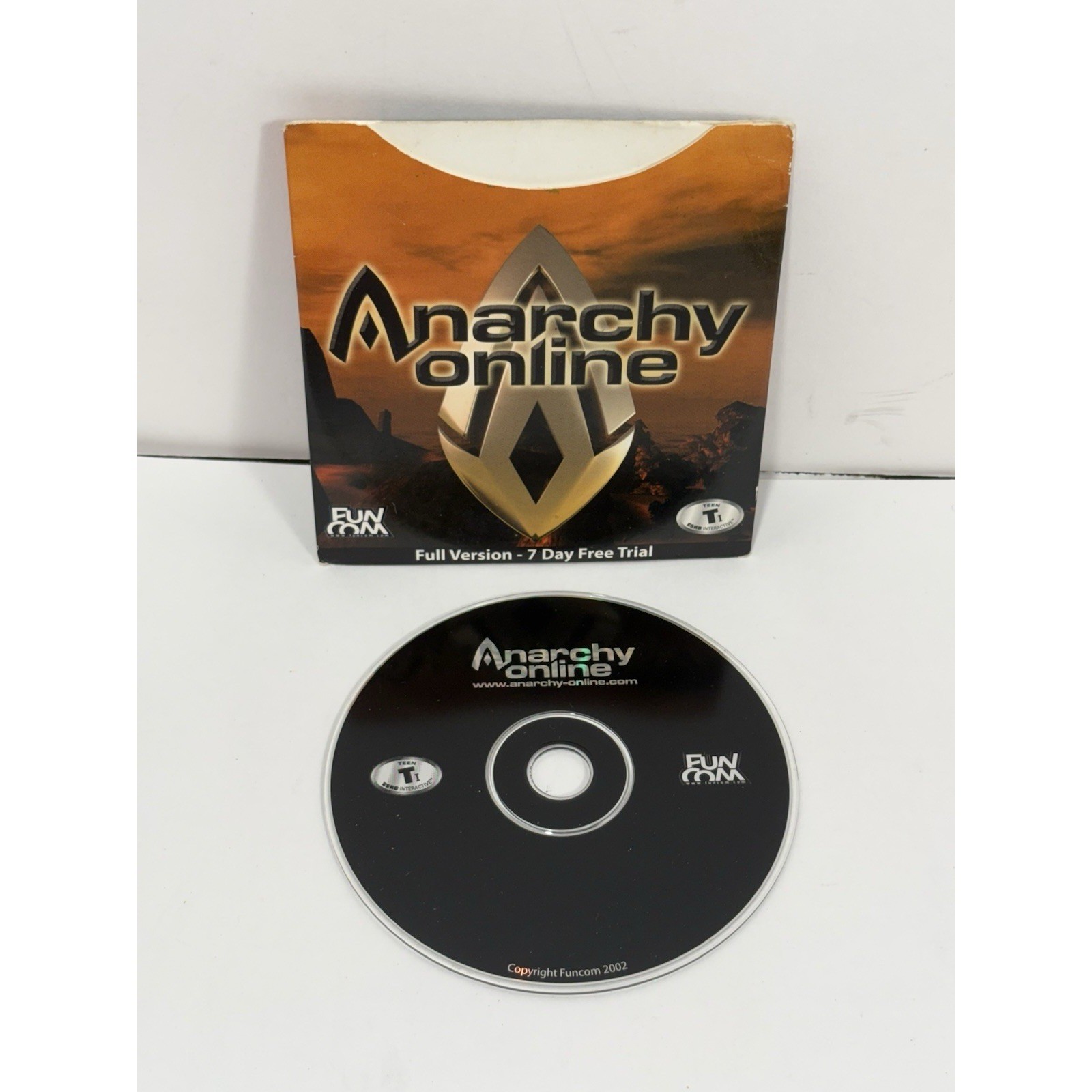 Anarchy Online PC CD-ROM 7 Day Free Trial PC Games Magazine May 2002 Promo RARE