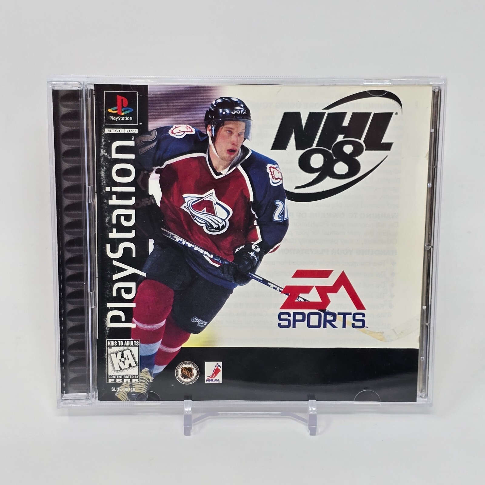 NHL 98 (PlayStation 1 PS1) CIB COMPLETE & TESTED