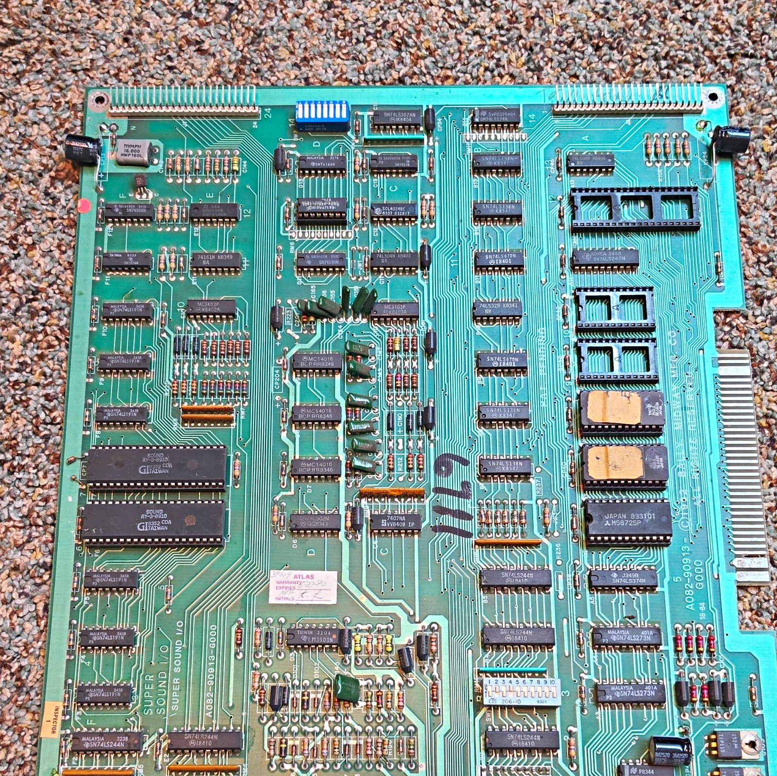 Spy Hunter Super Sound I/O Board.
