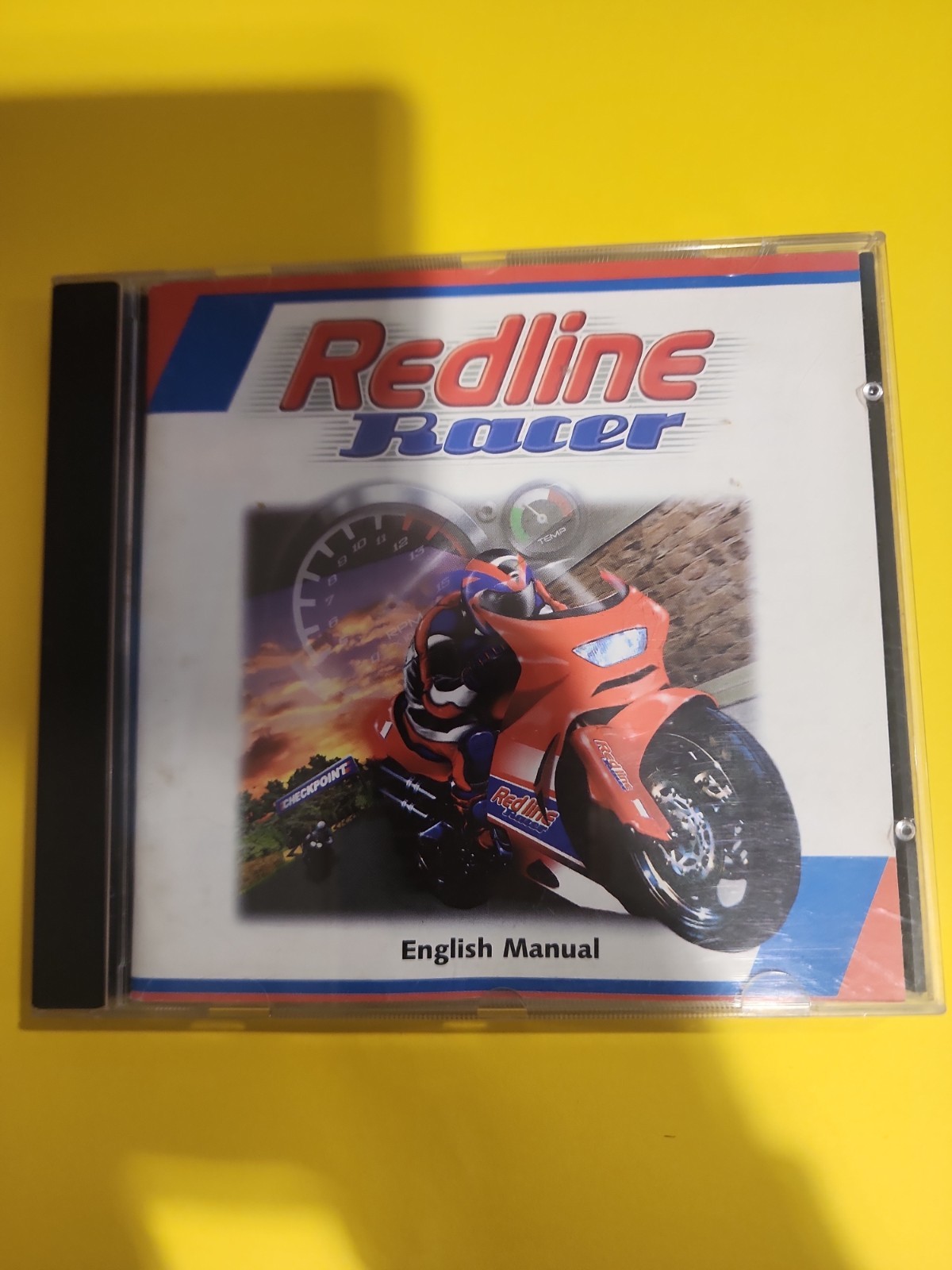 Redline Racer PC Computer CD-ROM Video Game Motorcycle Racing Ubisoft Vtg 1998