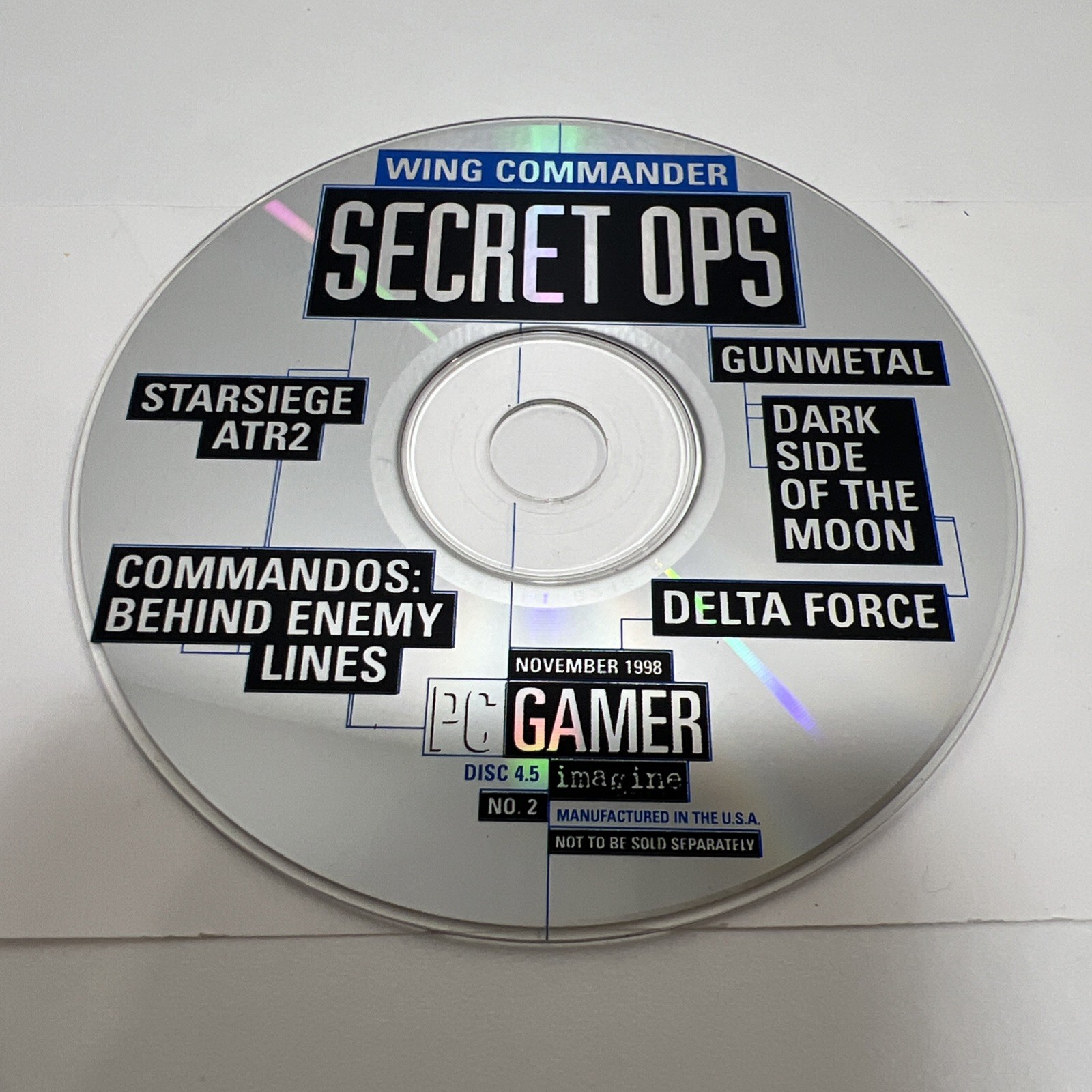 November 1998 PC Gamer Demo CD 4.5 No 2 Wing Commander Secret Ops