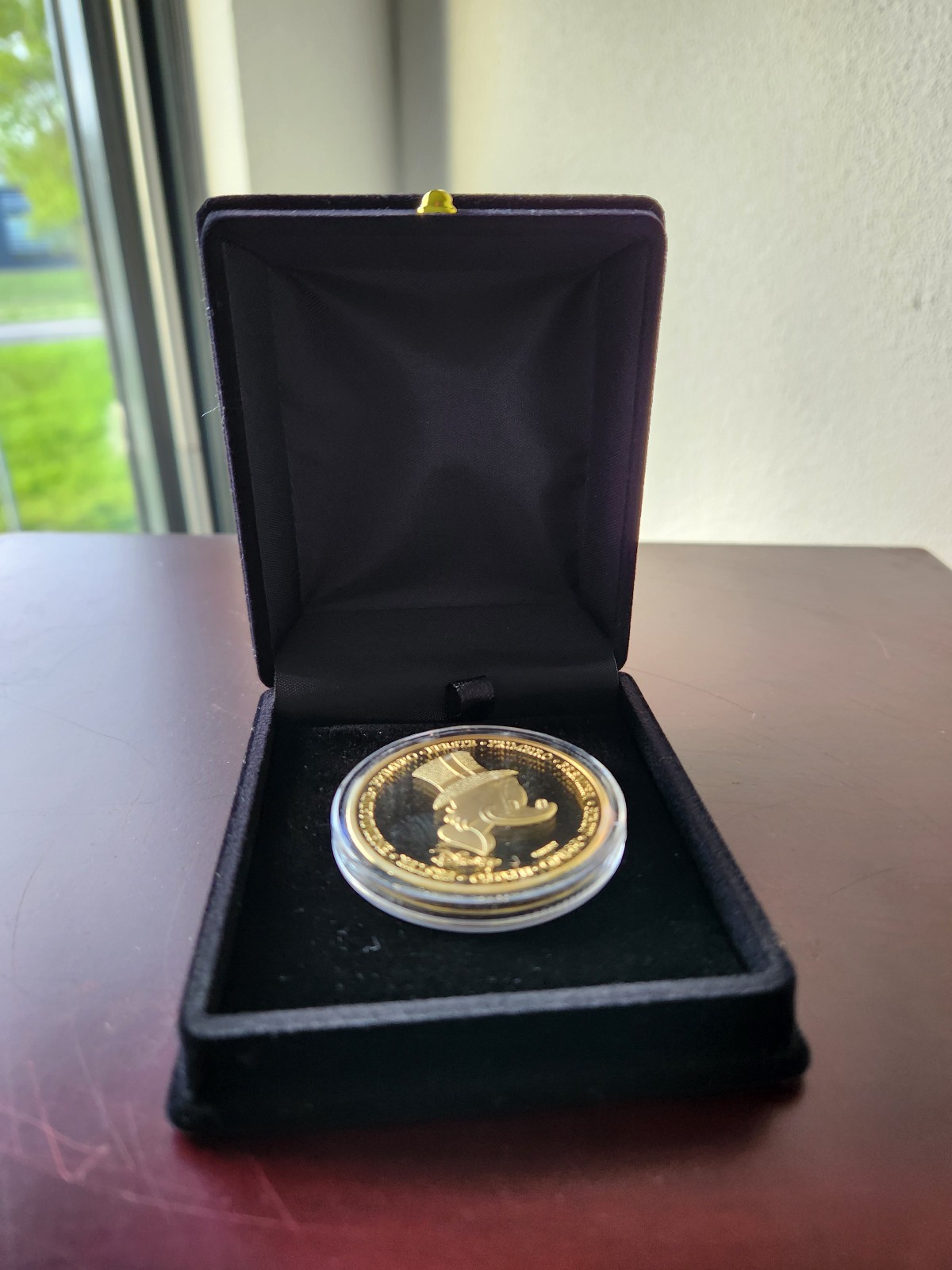 Extremely Rare Walt Disney Scrooge McDuck First Euro Gold Plated Coin