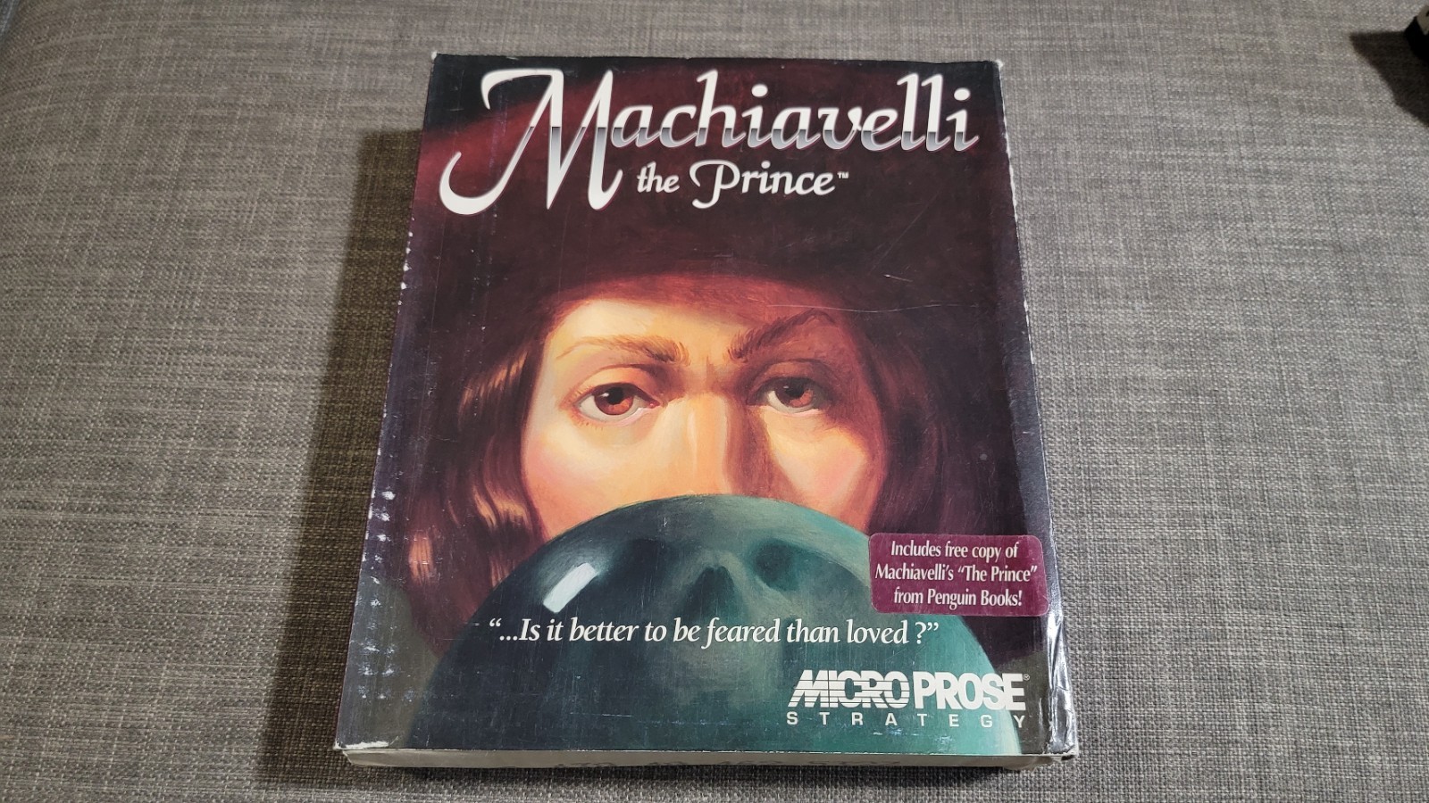Machiavelli the Prince 1995 MicroProse PC CD-ROM Computer Game  Big Box
