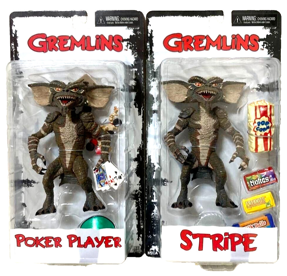 NECA GREMLiNS Poker Player & Stripe 2 Set Action Figures