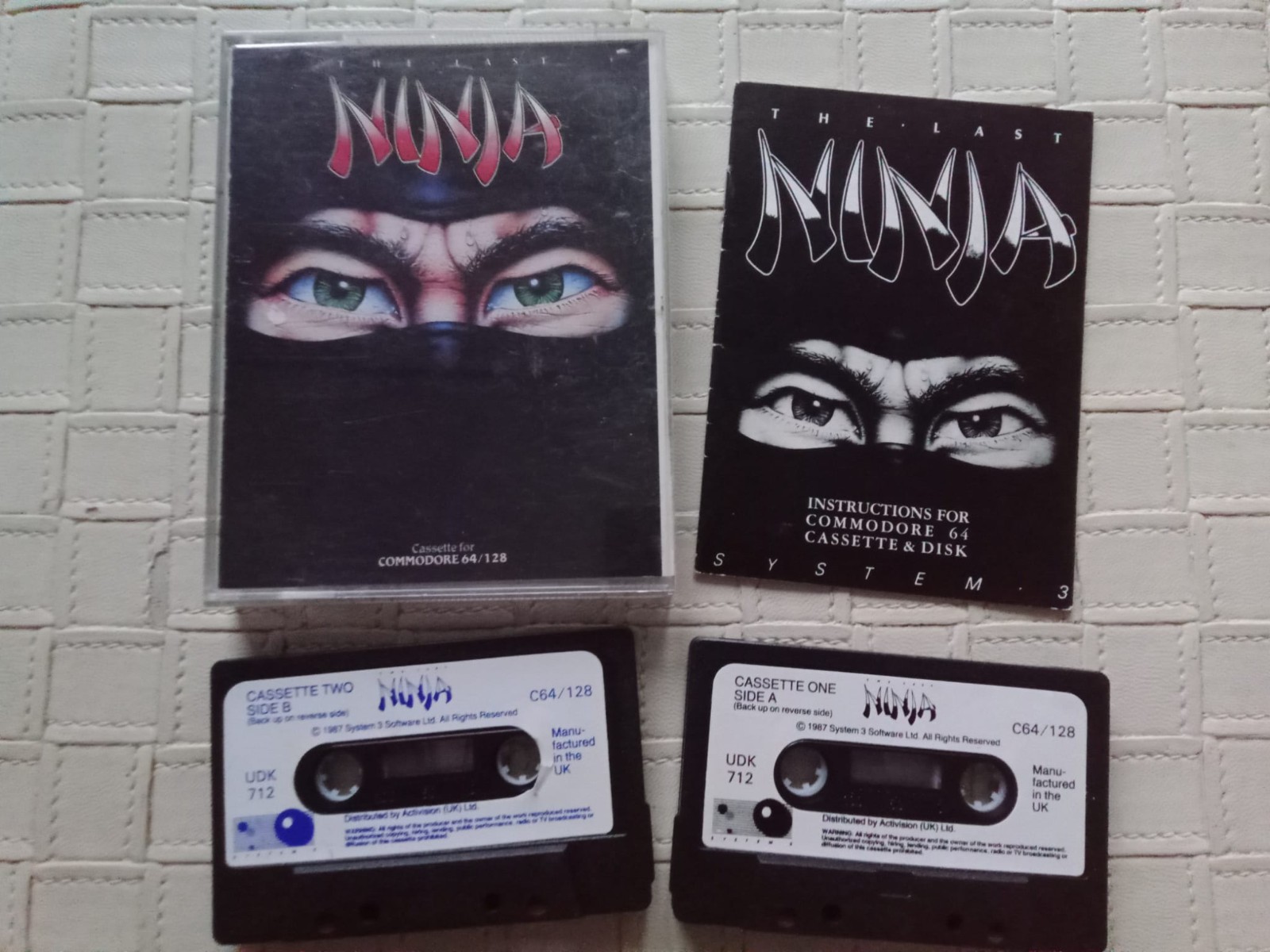 THE LAST NINJA SYSTEM 3 COMMODORE 64 C64 64C 128 NO AMIGA VIC20 C16