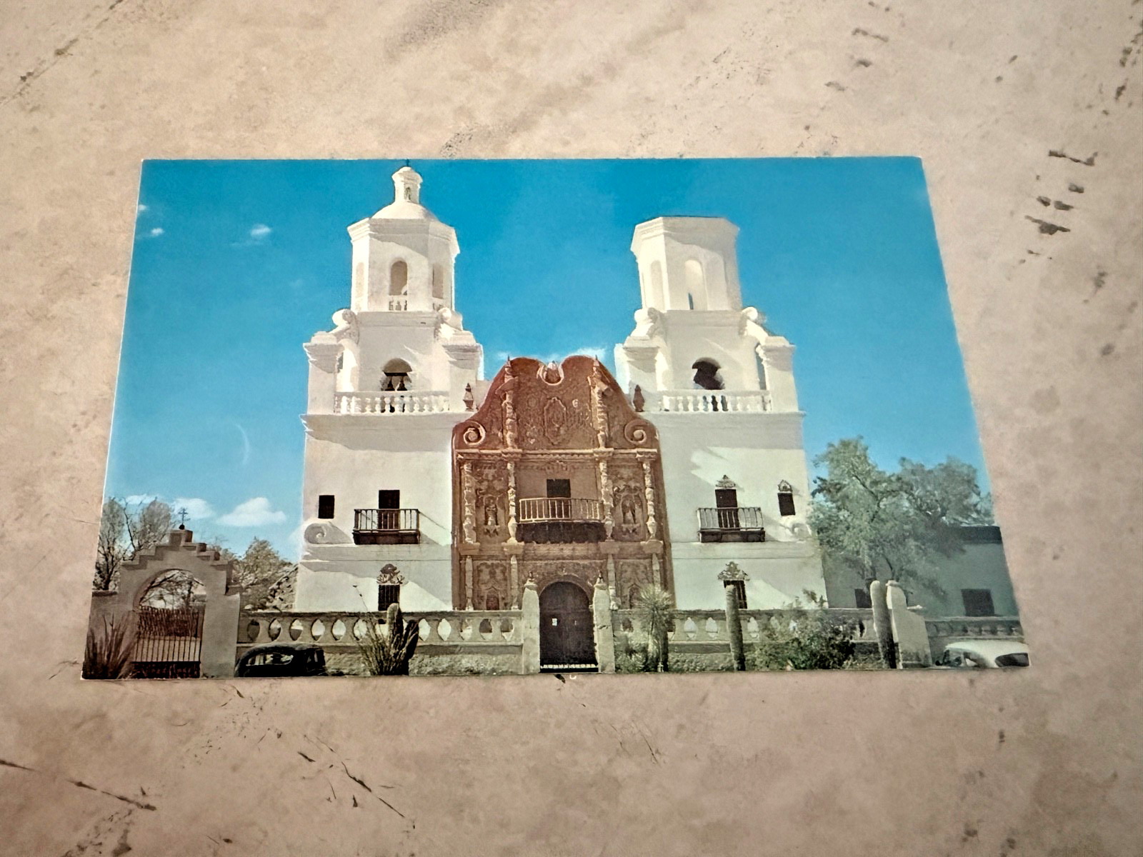 Mission San Xavier Near Tuscon Arizona Postcard Unposted