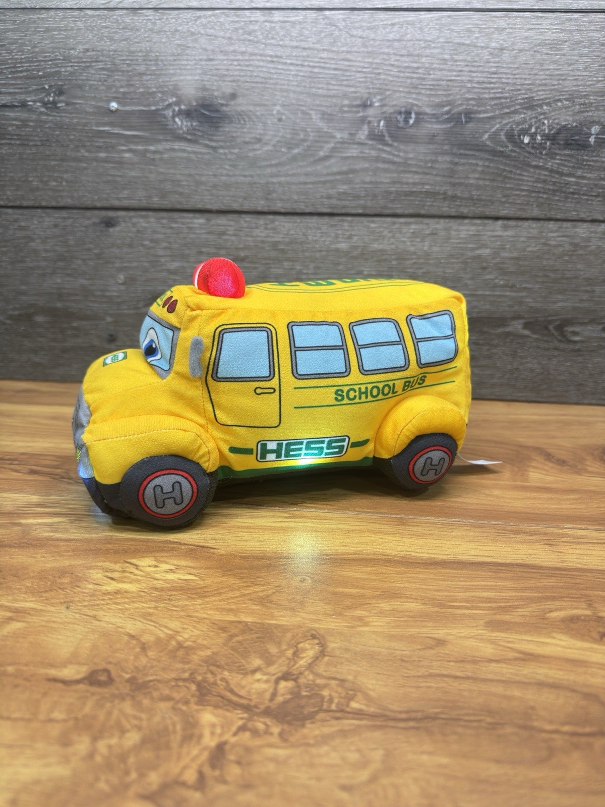 Hess 2024 My First Plush Toy School Bus with Working Lights & Music Tested Works