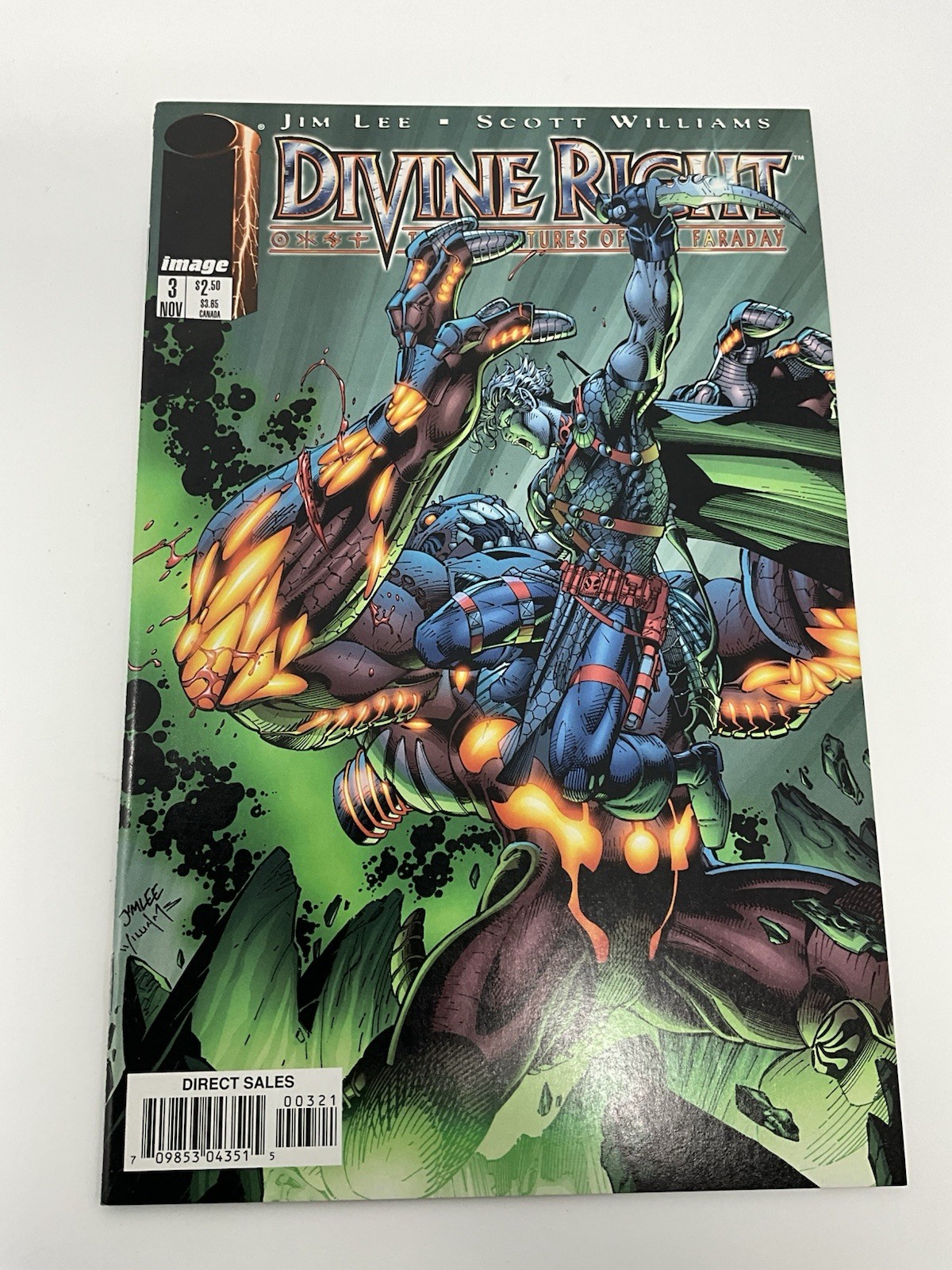 Divine Right #3A 1997 Jim Lee NM UNREAD HIGH GRADE