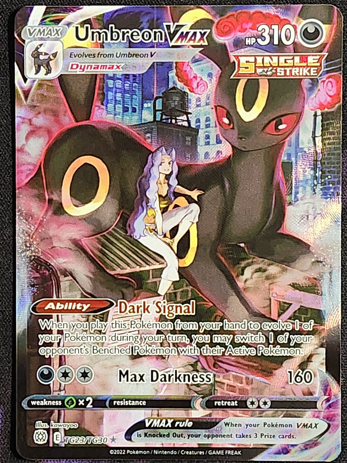 Pokemon Umbreon VMAX TG23/TG30 Brillant Stars BRS