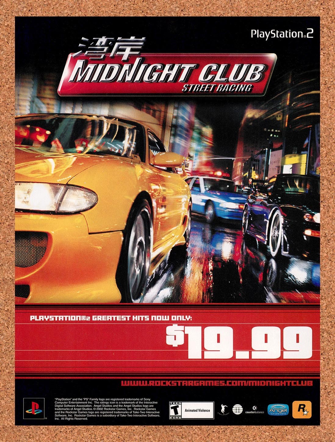 2002 Midnight Club Greatest Hits Original Advertisement / Retro Promo v1