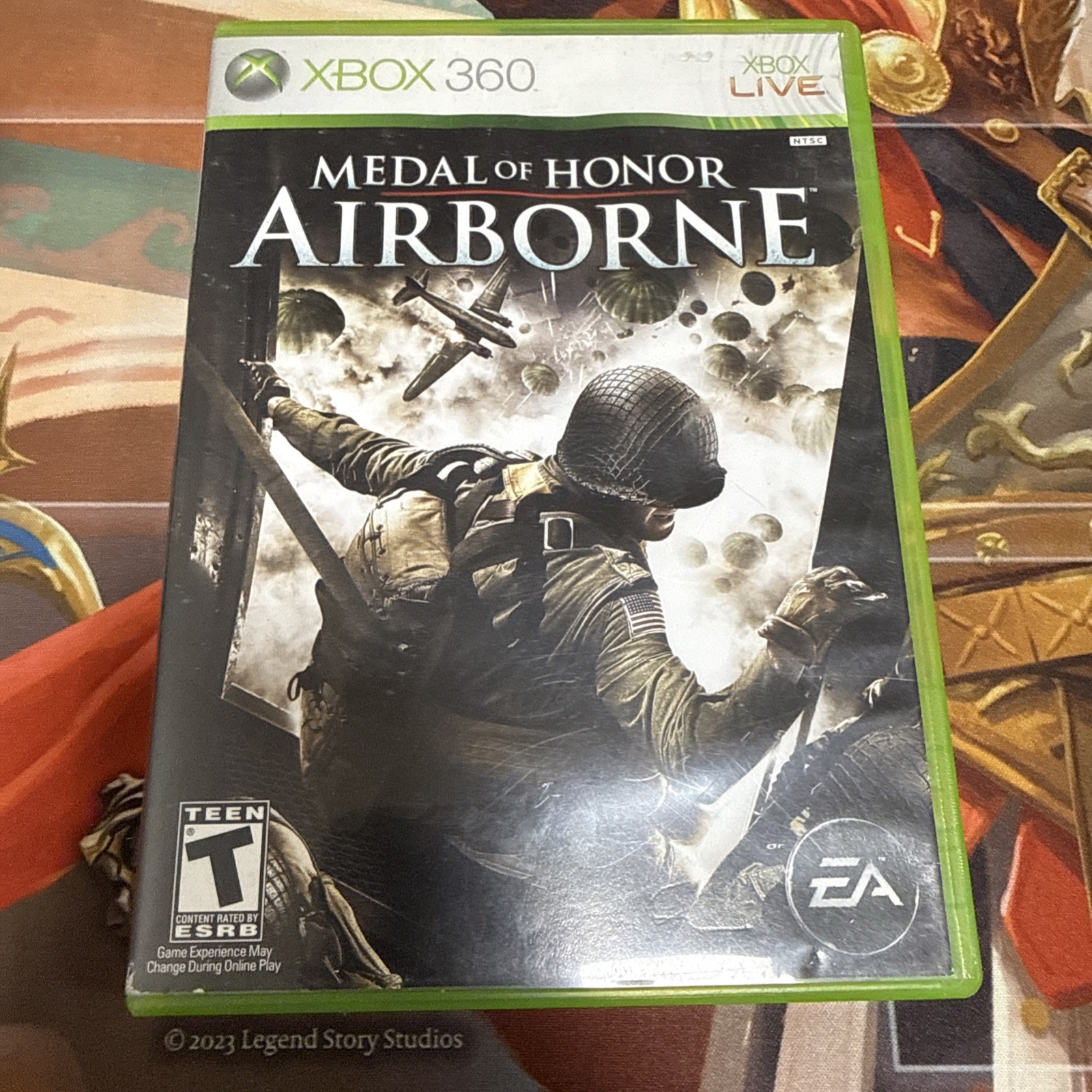 Medal of Honor: Airborne (Microsoft Xbox 360, 2007) Complete CIB