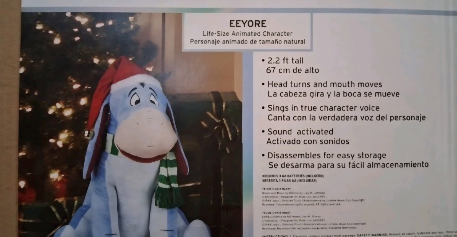 Lowes 2026 Eeyore Christmas Animatronic Winnie The Pooh Disney Holiday Living
