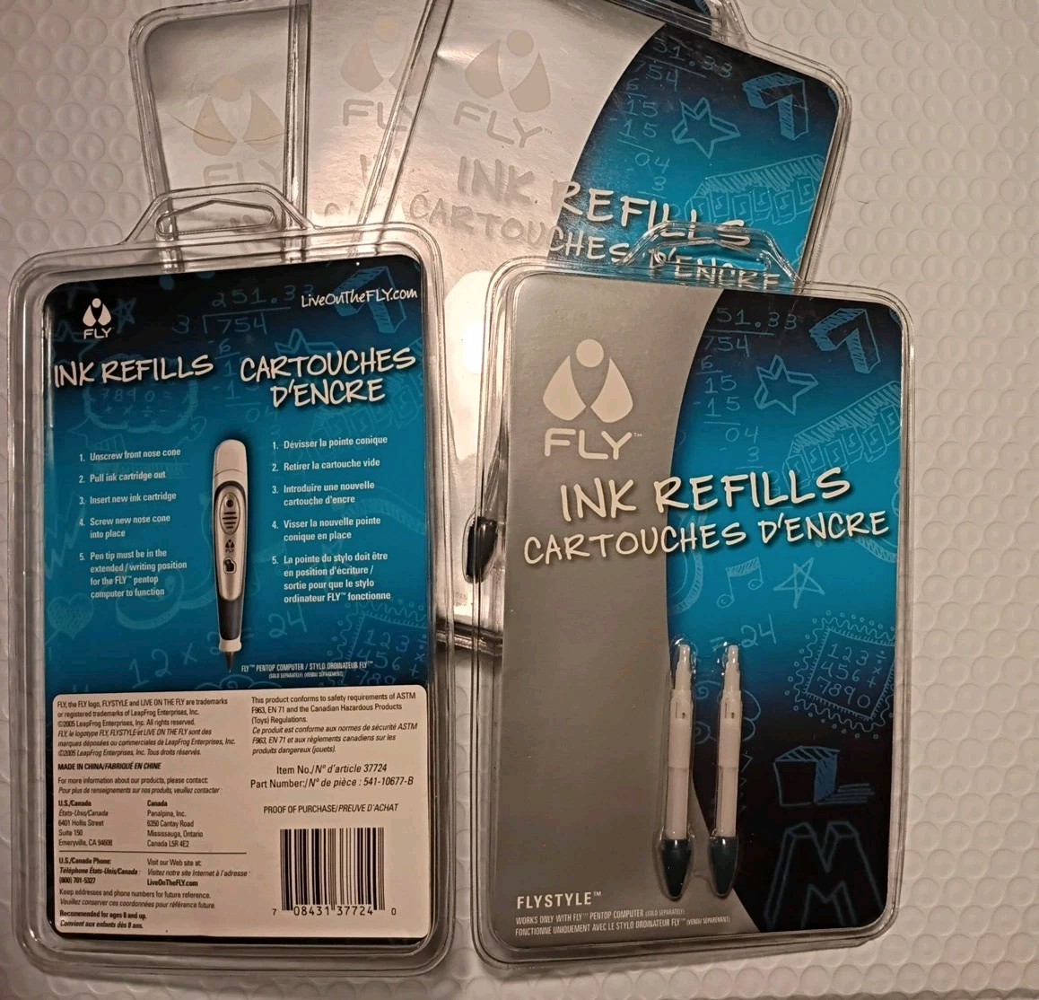 FLY Ink Refills Flystyle Pentop Computer Bulk Lot (5 X 2pks)
