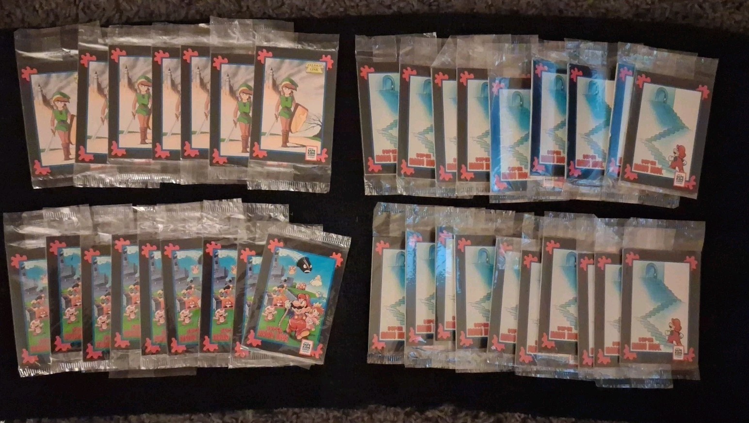 Impel 1991 Trading Card Treats Super Mario Bros Cards 35 Factory Sealed Packs 