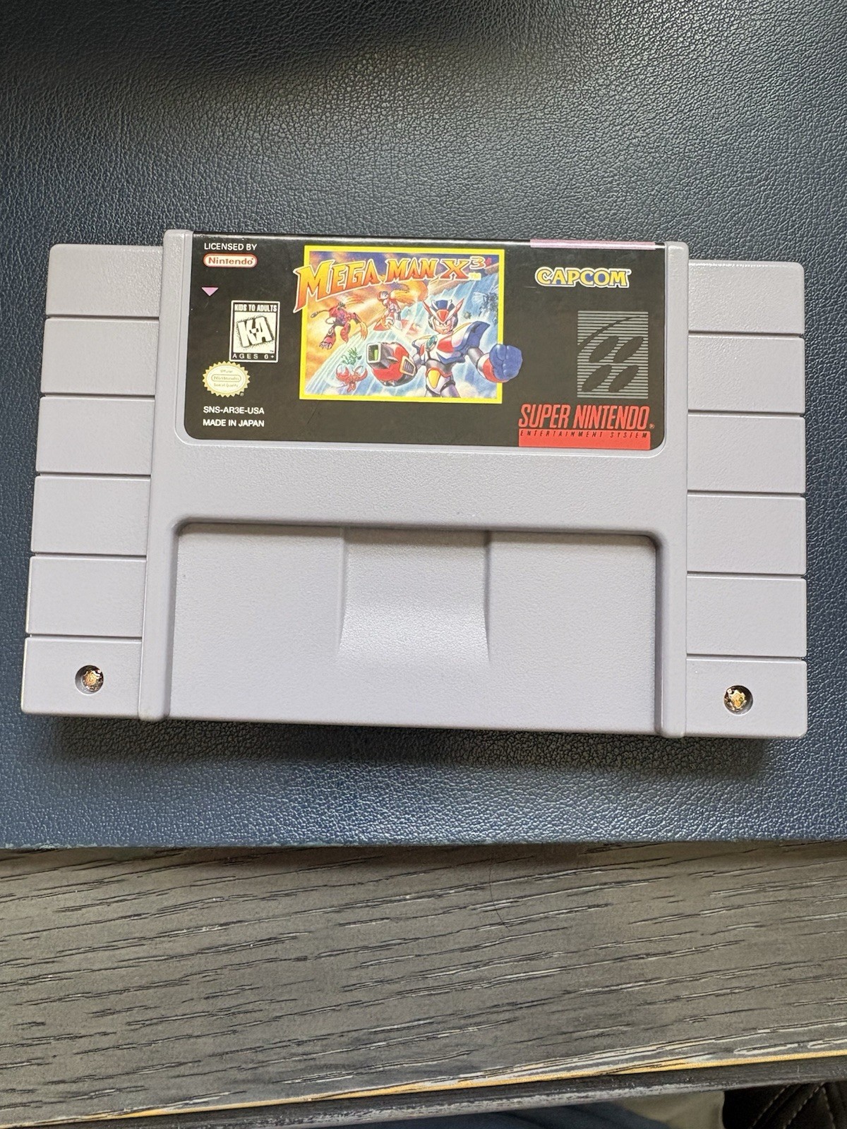Mega Man X3 Nintendo SNES Authentic Clean High Grade Game Cartridge Only