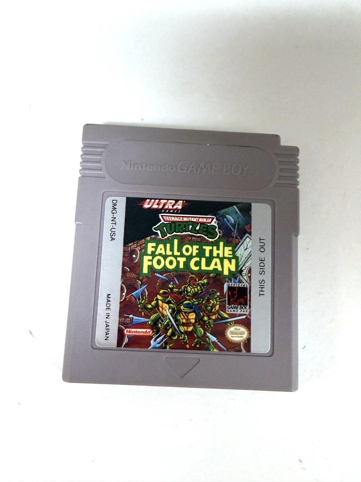 Teenage Mutant Ninja Turtles Fall Of The Foot Clan - Nintendo Gameboy Game TMNT