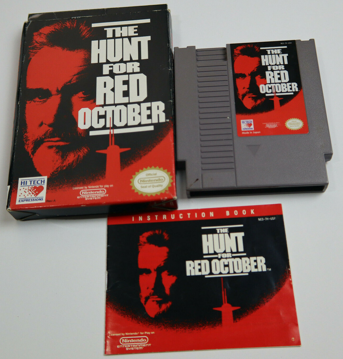 The Hunt for Red October (Nintendo Entertainment System, 1991) CIB Complete