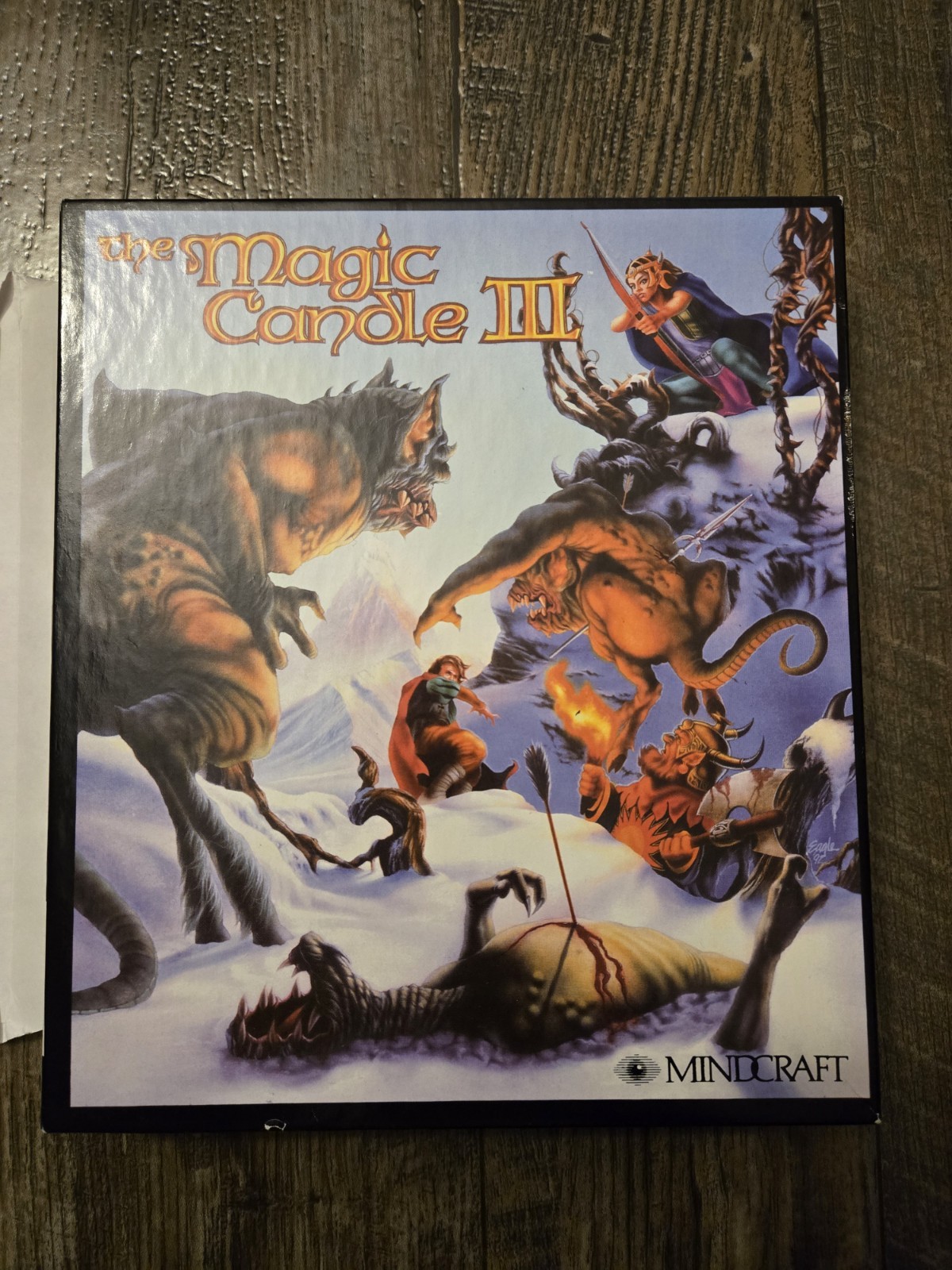 Magic Candle 3 iii empty big box heroes of might and magic ii doom kings bounty