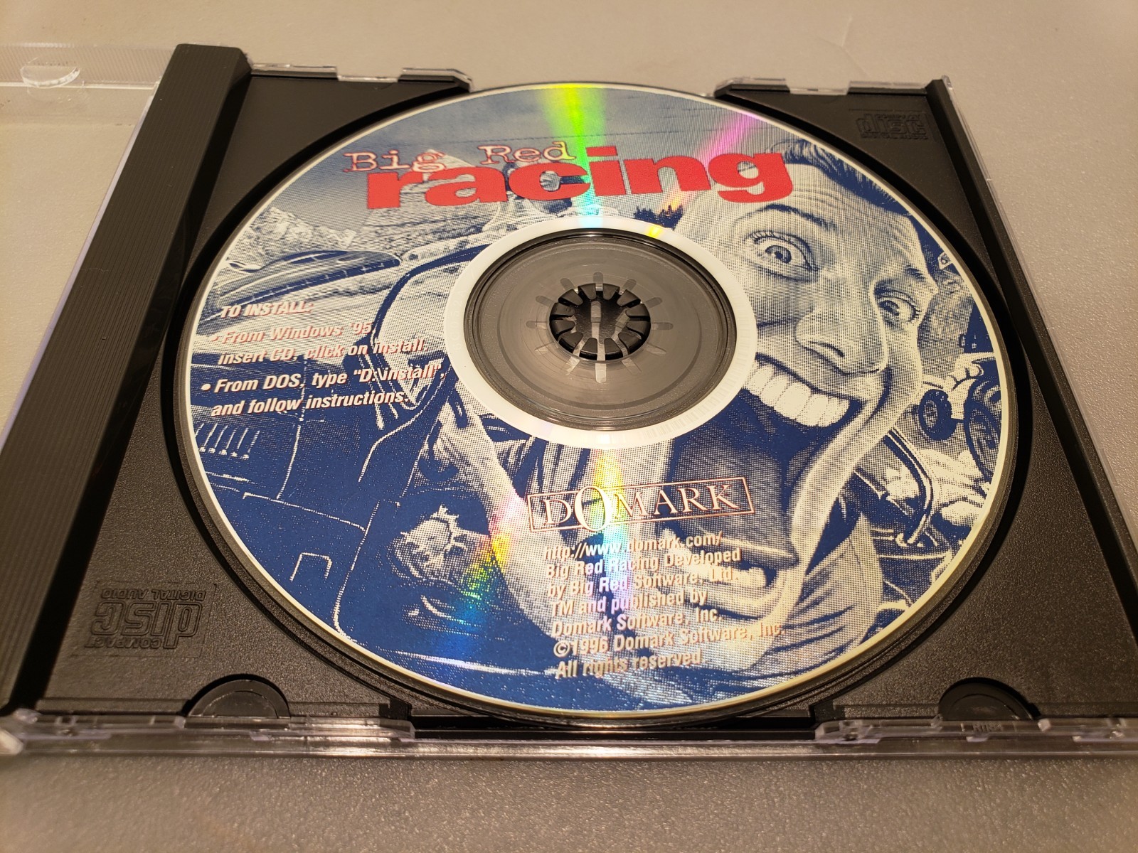 Domark Big Red Racing PC CD-ROM PC Computer Game CDROM Original Disc Retrogaming