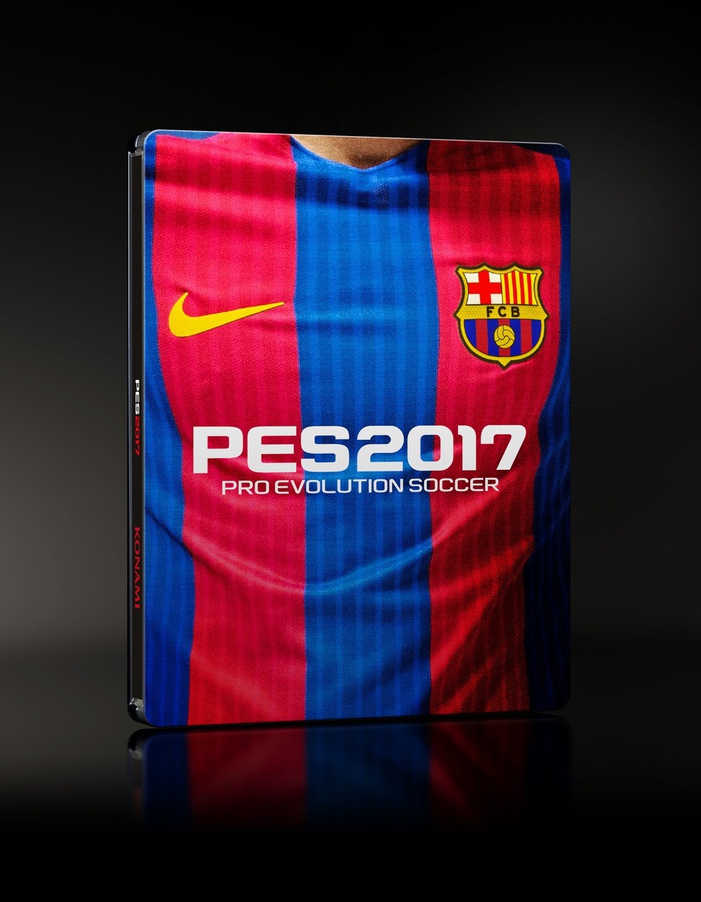 PES 17 PS4 *NEW *RARE *STEELBOOK Pro Evolution Soccer 2017 Barcelona FC Football