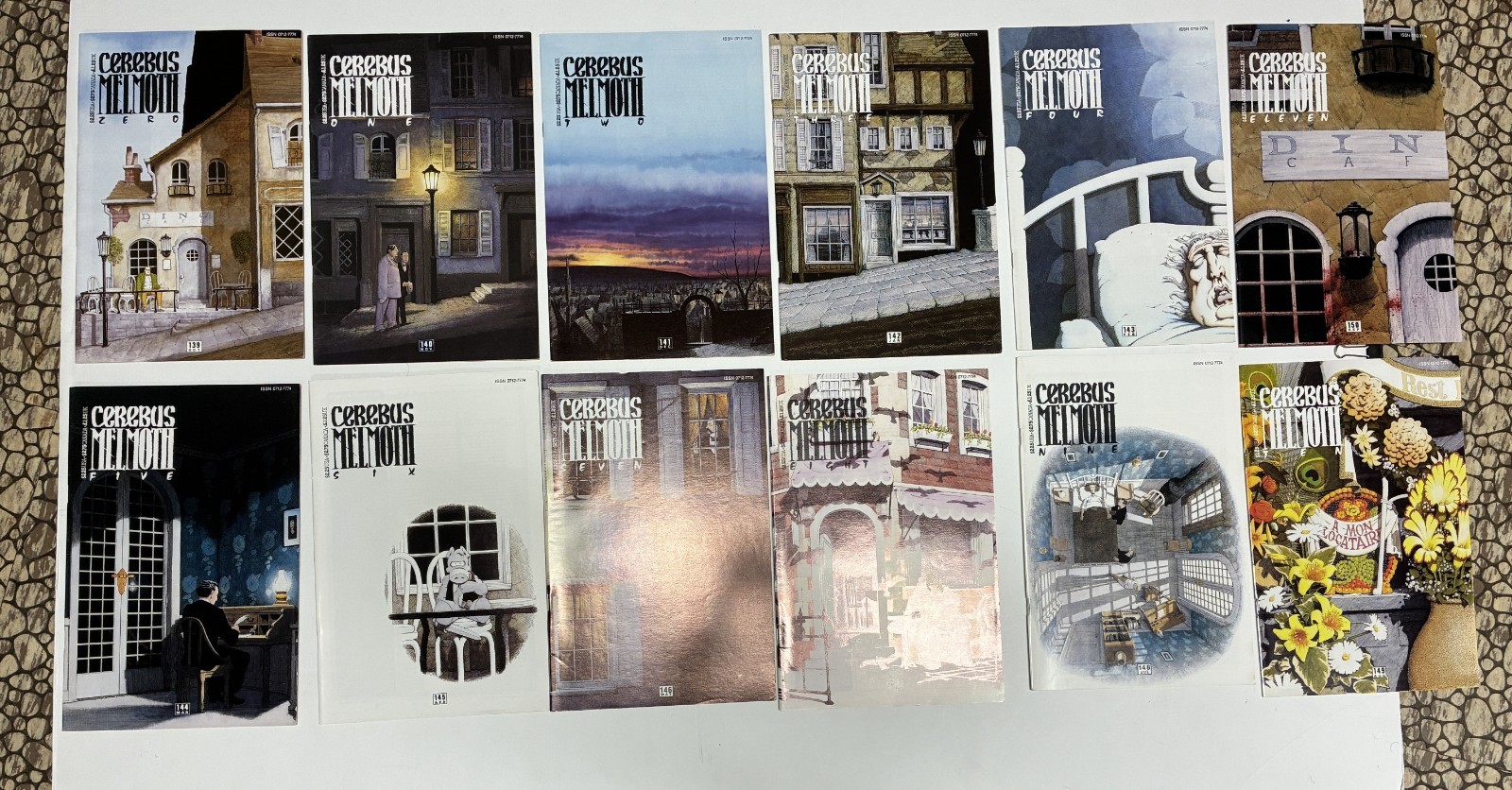 Lot Of (12) Cerebus The Aardvark Melmoth Story Arc Run Set #139-150 Oscar Wilde