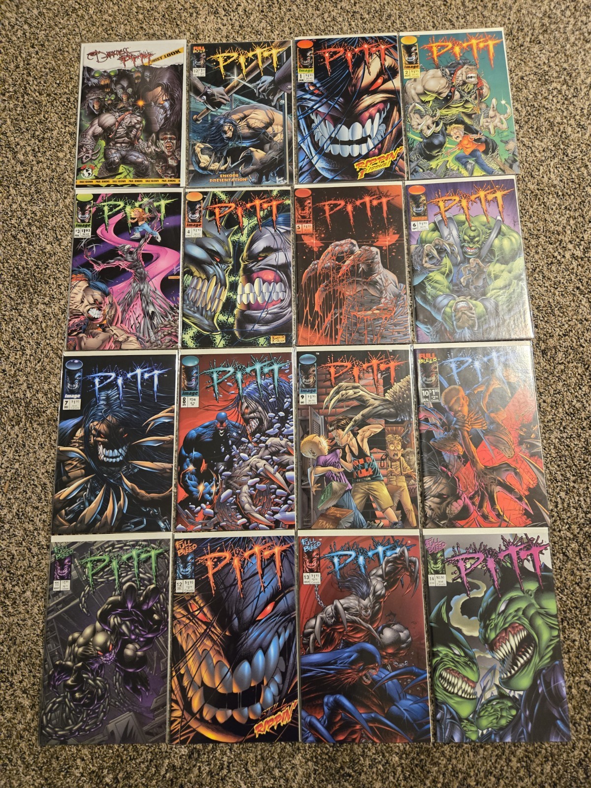 The Darkness Pitt First Look, PITT #1-20 & 1/2 Image Comics 1993-1997, 22 Total 