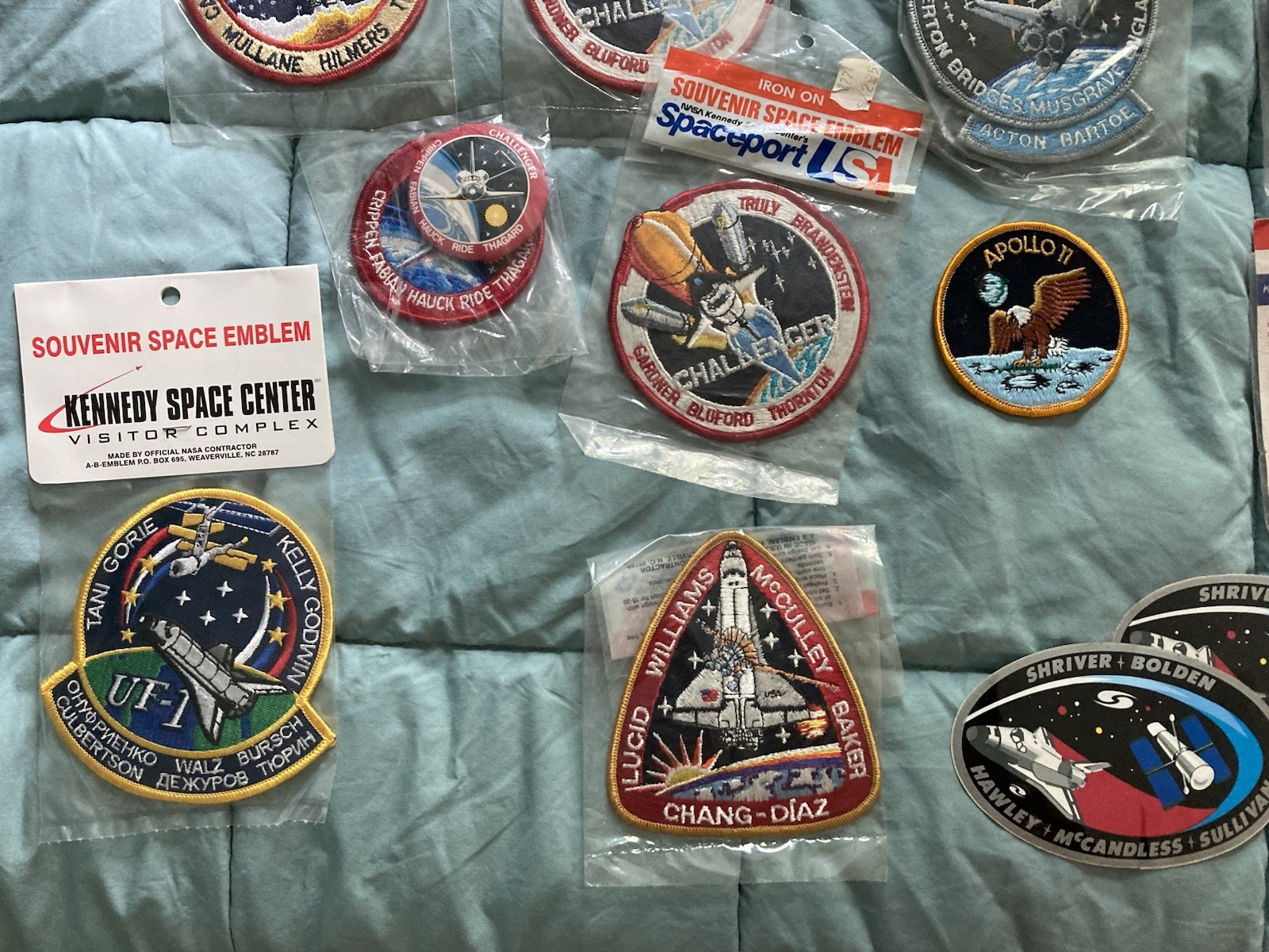 Lot of 17 NASA/Space Embroidered Patches - Most New In Package