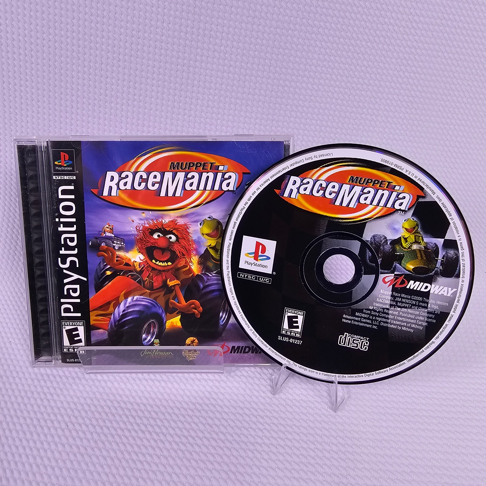 Muppet RaceMania PS1 CIB (Sony PlayStation 1, 2000) Complete Tested Authentic