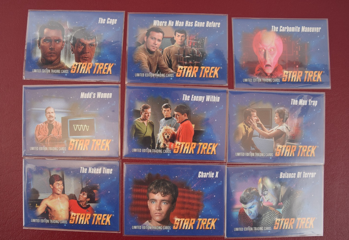 Star Trek TOS VHS Promo Card Complete Set of 80 Skybox 1993 1-79 + 99 JMC