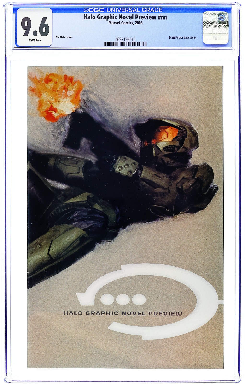 Halo Graphic Novel Preview #0 CGC 9.6 2006 4693195016