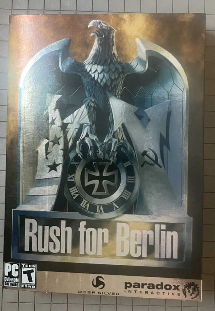 Rush For Berlin – PC Small Big Box – Factory Sealed – Foldout Front RTS