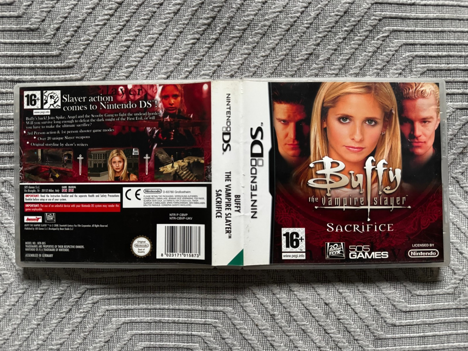 ds BUFFY The VAMPIRE SLAYER SACRIFICE Game (Works On US Consoles) REGION FREE
