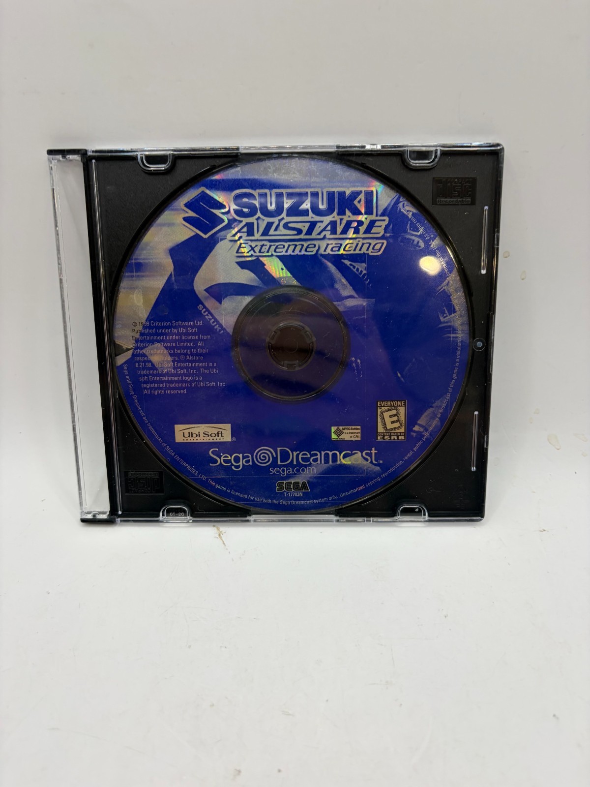 Suzuki Alstare Extreme Racing (Sega Dreamcast, 1999) Disc Only - Tested NO TRACK