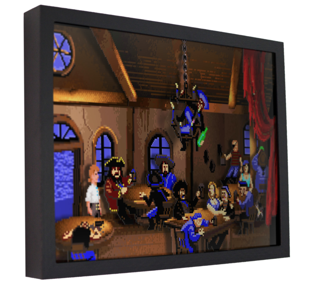 The Secret of Monkey Island - 3D Shadow Box (11