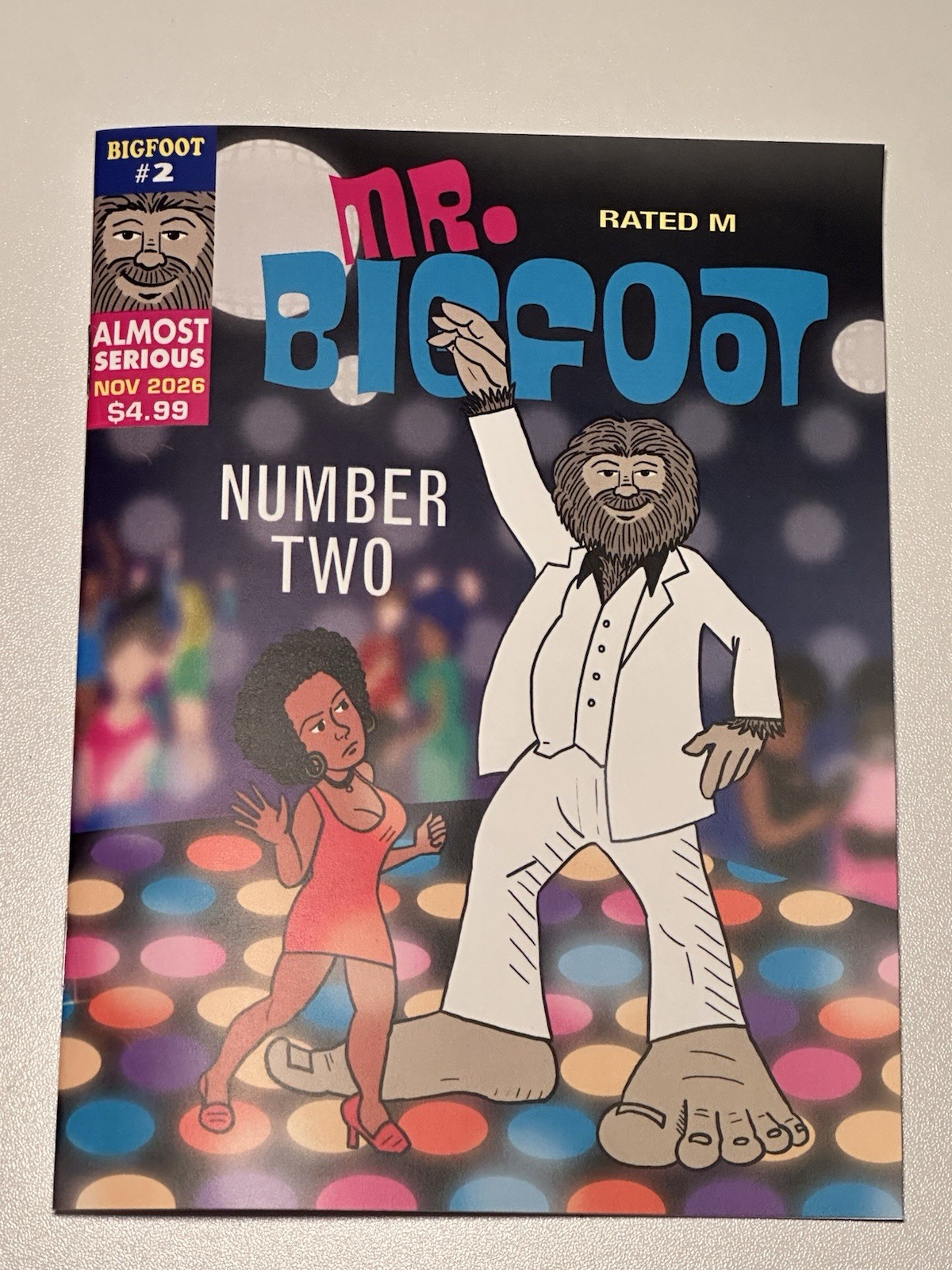 Mini-Comic MR. BIGFOOT #2 (11/2026) indie, Hand-crafted, Limited, DIGEST SIZE