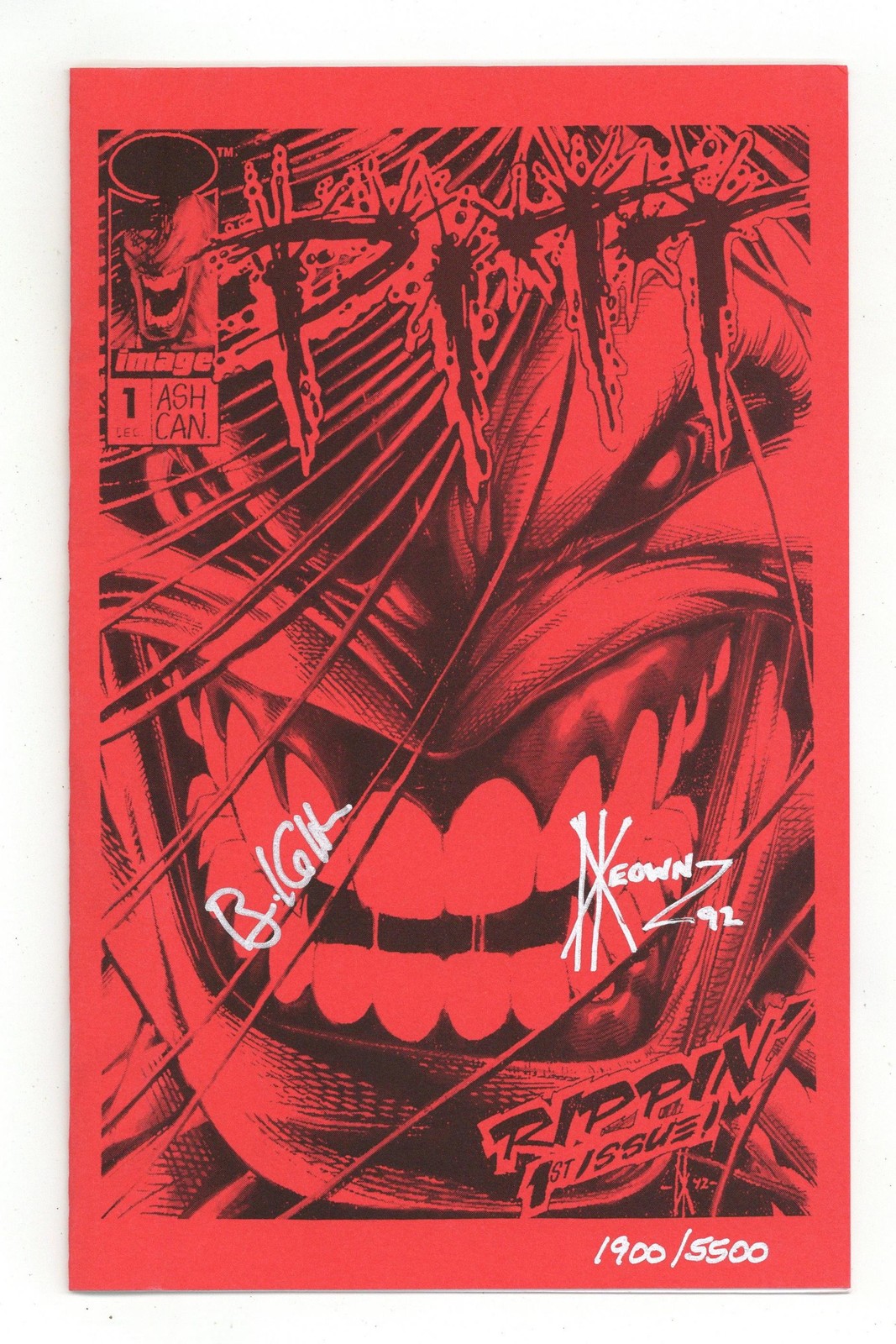 Pitt Deluxe Ashcan Edition #1 NM 9.4 1992