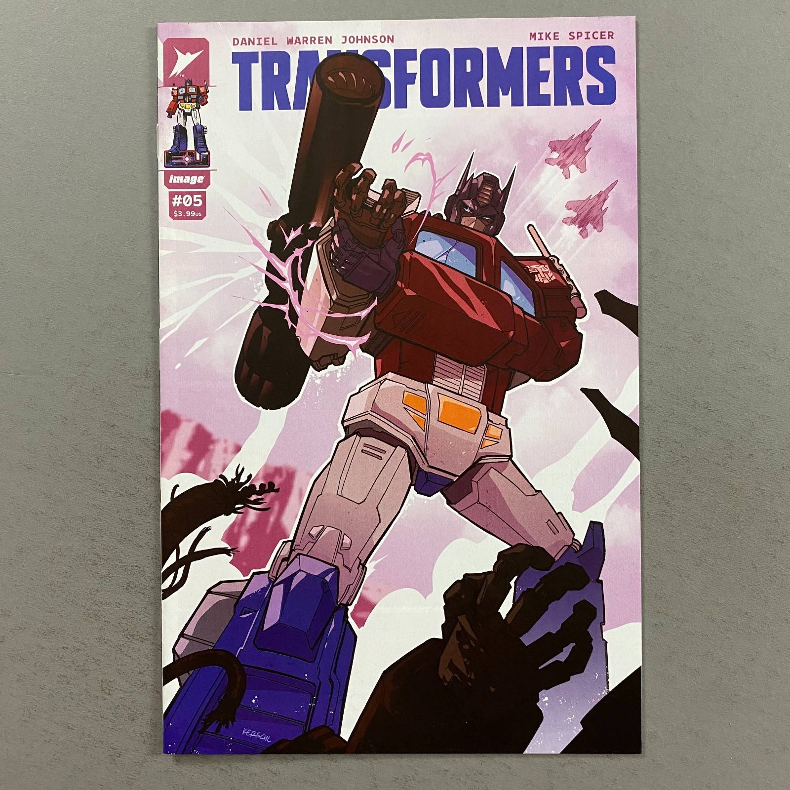 TRANSFORMERS 5 1:50 KARL KERSCHL SPOILER VARIANT (2024, IMAGE COMICS SKYBOUND)