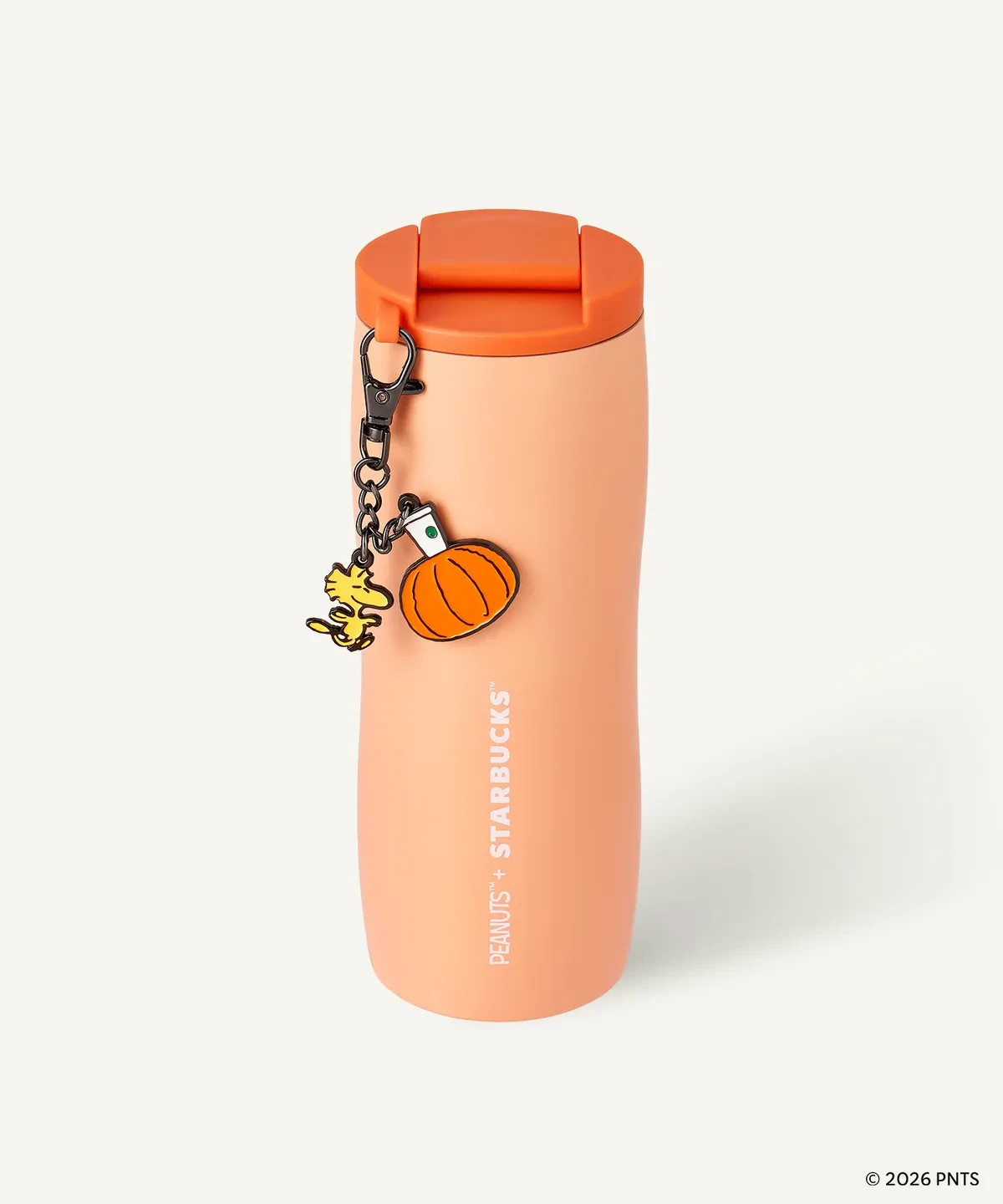 Starbucks SS Pumpkin Peanuts Flowline Tumbler 473ml 16oz Fall Autumn Edition