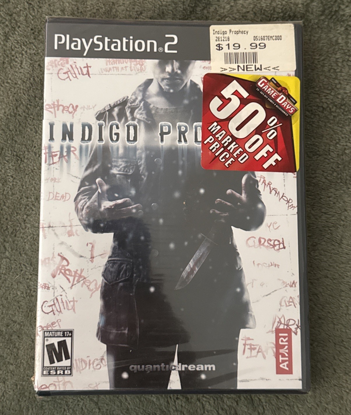 Indigo Prophecy (Sony PlayStation 2, 2005) Brand New Factory Sealed 